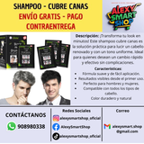 Shampoo Dexe Tinte Negro Cubre Canas