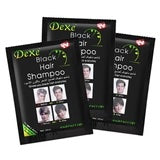 Shampoo Dexe Tinte Negro Cubre Canas